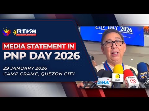 Media Interview at the Philippine National Police