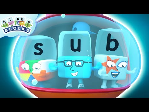 Breaking Down Words - Reading Made Easier 📖 | Learn to Read and Spell for Kids | Alphablocks
