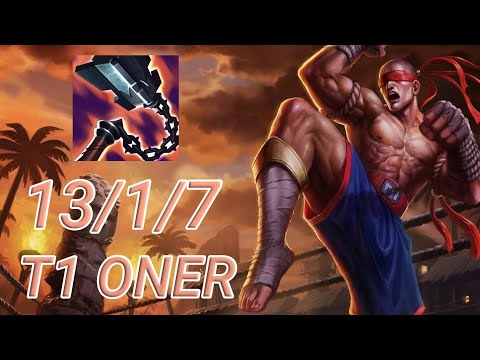 T1 Oner Lee Sin Jungle VS Taliyah | KR Challenger Patch 13.19