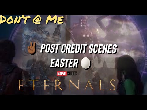 I have an idea on what the Marvel Eternals ✌🏾2 important post credit scenes are.