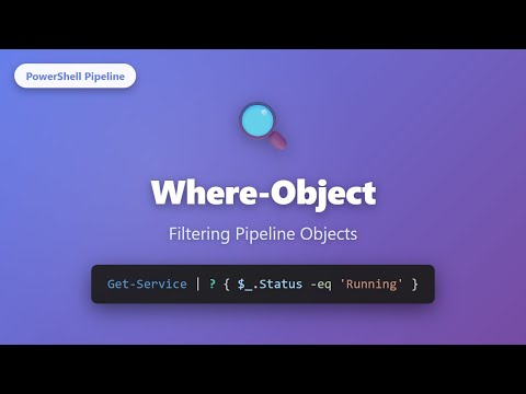 How To Filter Objects In Powershell