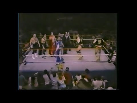 Paul Orndorff & Killer Bees vs Hart Foundation & Barry O   Championship Wrestling Oct 26th, 1985