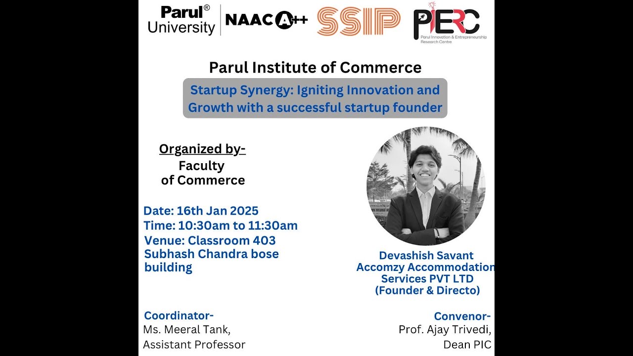 Startup Synergy: Igniting Innovation and Growth with a successful startup founder #founderTalk