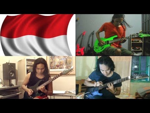 wiratama petir ,gavin idema,& ariz bulo, Flying With Ibanez Indonesian Guitar Challenge 2014 REUNION