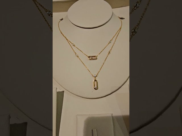 سلسال ميسيكا دورين ذهبي زركون