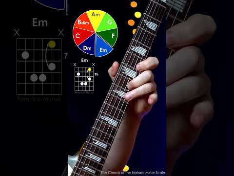Guitar Lesson The Chords of the Natural Minor Scale #guitar #guitarist #gitar  #guitarchords