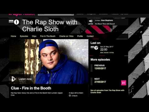 SILVASTONE ft Moelogo "Over" [BBC Radio1 / 1Xtra Charlie Sloth Rap Show Rip]