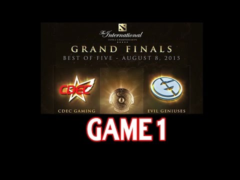 [DOTA2] TI5 Grand Final - CDEC vs EG - Game 1 - 1080p