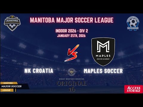 January 25th Div 2 WSF NK Croatia vs Maples Soccer