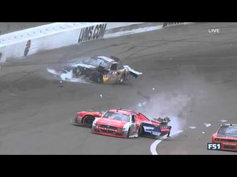 2016 NXS Las Vegas RED flag Crash