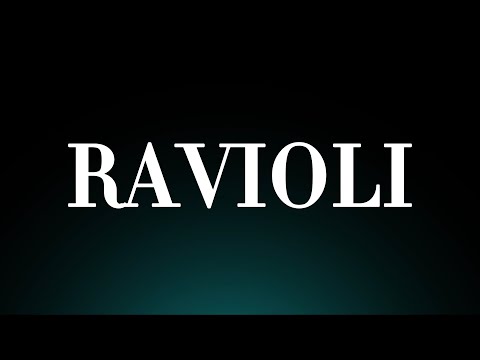 Learn How to Pronounce 'Ravioli'! The Pronunciation Guide (Italian Cuisine Pronunciation)