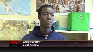 AMSA students competing in this year's High School Quiz Show