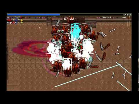 Vampire Survivors - Crimson Shroud makes you invincible against over 100 Reaper