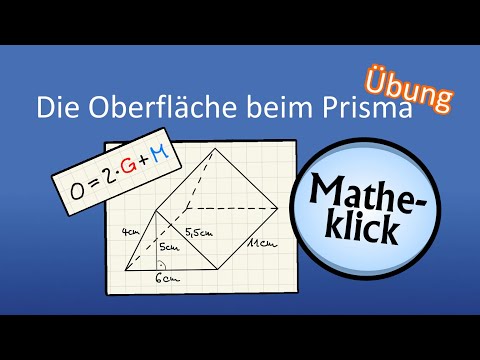 Die Oberfläche beim Prisma - Übung