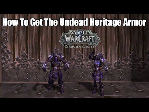 How To Get The Male and Female Heritage Armor For Undead Players
