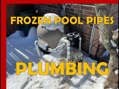 Frozen Pool Pipes and Equipment | What To Do When Your Swimming Pool Freezes