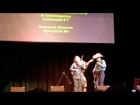 Arkansas State Fiddle Championships 2016 Junior Champion Fiddler Savannah Shannon
