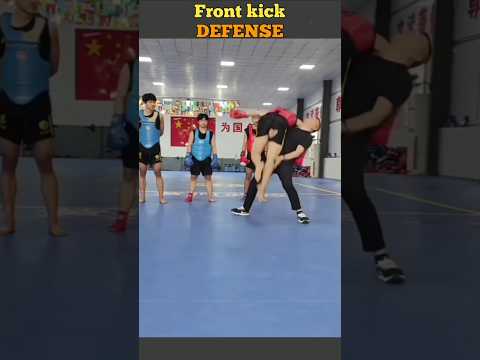 Front kick defense #mma #kickboxing #selfdefense
