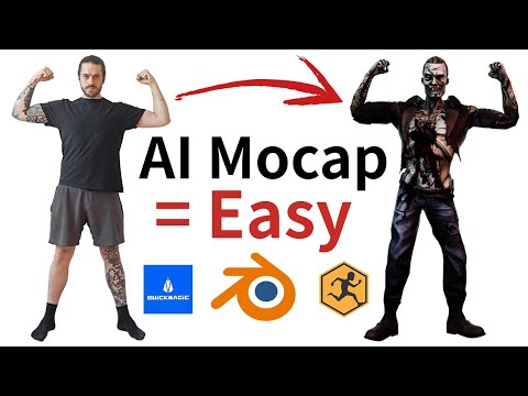 QuickMagic AI Motion Capture + Mixamo + Blender Tutorial