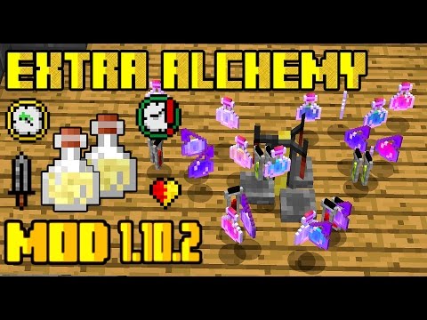 Extra Alchemy|  New Potions of Great Power |  For 1.10.2 |  Mod Review In Spanish