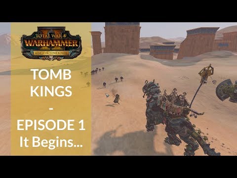 TW Noob Plays Tomb Kings: Ep1 - War Sphinx Carries Us To Victory!