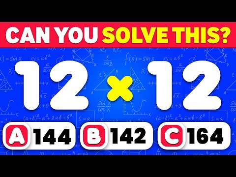 ➗ Can You Pass This Maths Quiz...? 🤓✖️ | Easy, Medium, Hard, Impossible