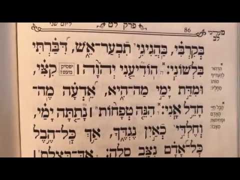 תהלים פרק לט׳ Tehilim perek 39 Psalms chapter 39 למנצח לידותון