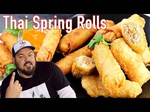 Easy step by step Thai Spring Rolls