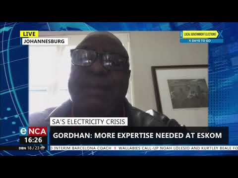 Gordhan More expertise needed at Eskom