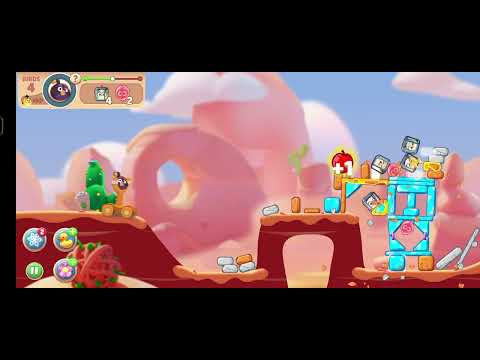 @AngryBirds Angrybird  Rocky Canyons cross  level 1534 #349 #gameplay #nocopyrigh