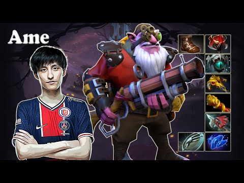 Ame - Sniper Safelane vs Abed Puck, Crit Huskar | Dota 2 7.30c Gameplay