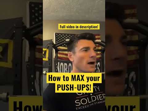 How to MAX your Push-ups | SFAS, APFT, ACFT, Ranger School, Airborne, Soldiers