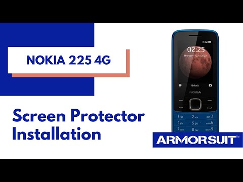 Nokia 225 4G Screen Protector MilitaryShield Wet Installation Video Guide by ArmorSuit