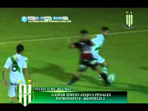 SERVIO ATAJO DOS PENALES   PATRONATO 0   BANFIELD 2