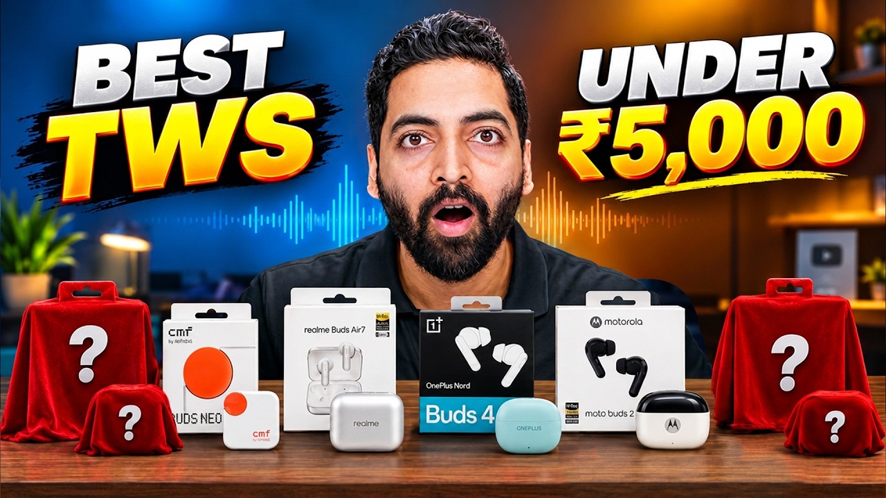 India's Best TWS Under ₹5,000 : Worst To Best ✅