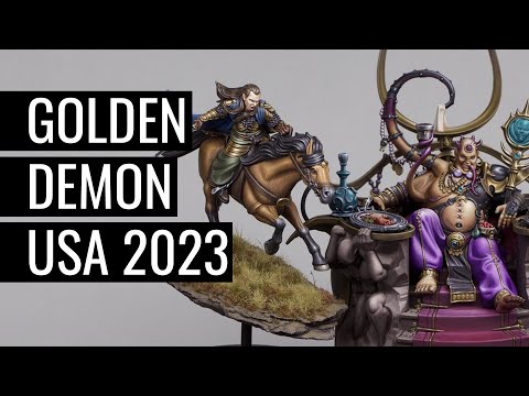 Golden Demon Adepticon 2023 |  My GOLD Entries | Thoughts about the competition