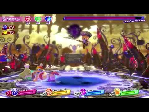 Kirby Star Allies - Zan Partizanne Boss Fight