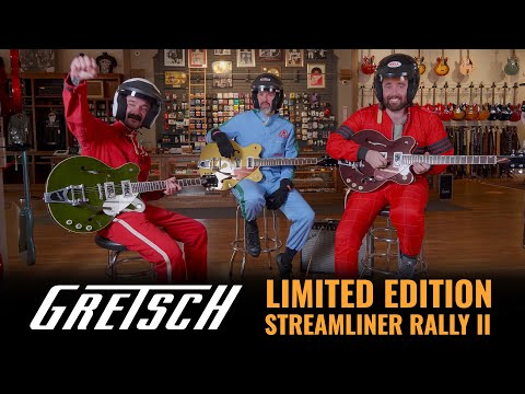 Gretsch G2604T Limited Edition Streamliner Rally II Center Block 2023 - Present - Rally Green Stain with Gator Case and paperwork image 16