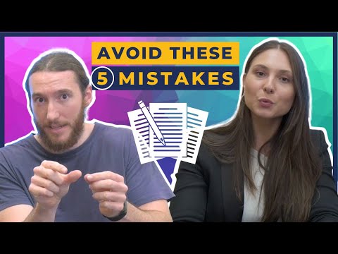 The Five Most Common MISTAKES in Essay Writing