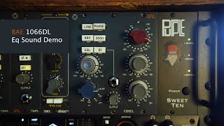 Video thumbnail for BAE 1066DL Eq Sound Demo by Cdel TV