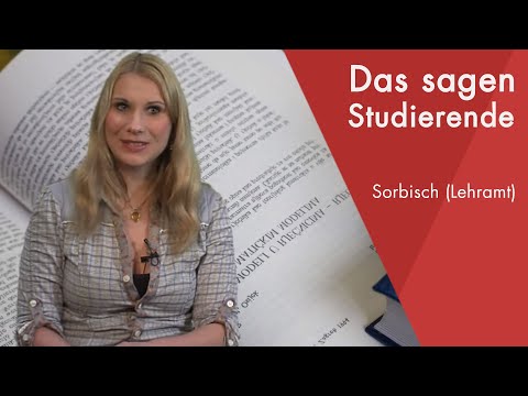 "Das sagt die Studentin" | Sorbisch (Lehramt) studieren