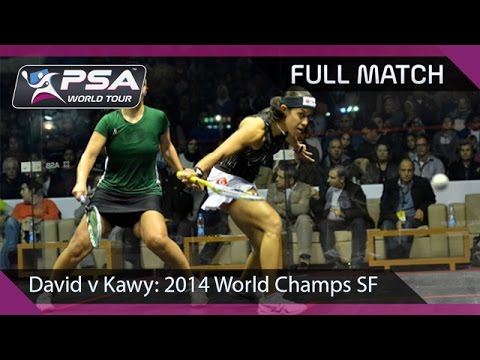 Squash: Full Match - 2014 Women's World Championship SF - David v Kawy
