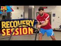 ? AGÜERO RECOVERING IN THE GYM