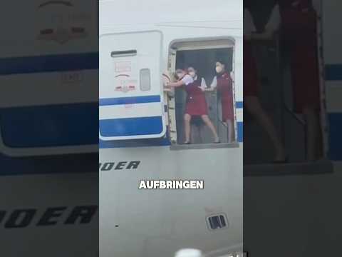 Warum haben Flugzeuge keine automatischen Türen? 🤔 #shorts