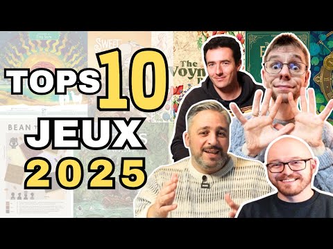 2025 Top 10 Games - Rue du jeu