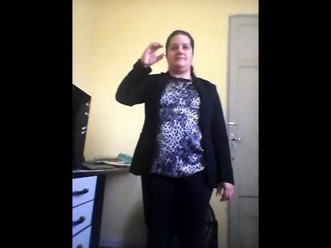 Maria da Penha apresentação de Libras
