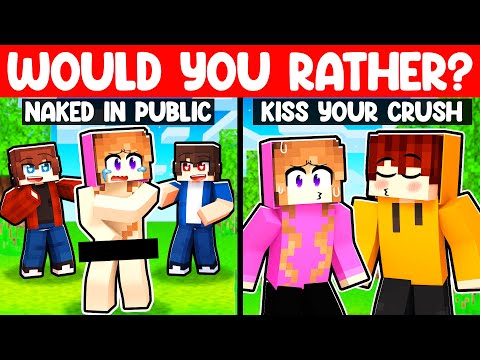Gracie - I Played Would You Rather With MY CRAZY FAN BOYS (Minecraft)