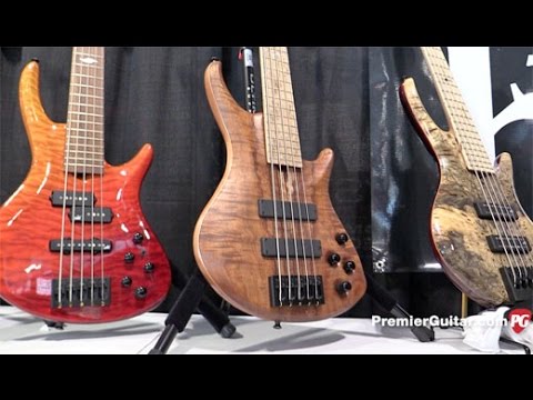 Roscoe SKB Signature 5 Flame Maple/Wenge w/ Bartolini Electronics w/Bag Green image 9