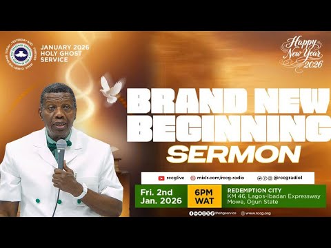 PASTOR E.A ADEBOYE SERMON | JANUARY 2026 HOLY GHOST SERVICE