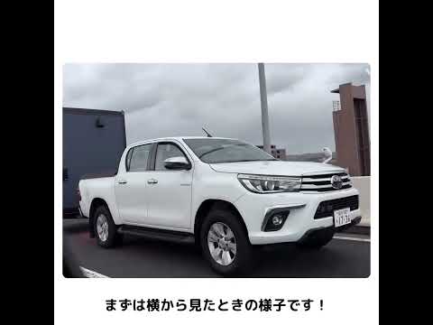 コンパクトトレーラー けん引の様子1　～横から見た時の様子～(写光レンタル販売株式会社)